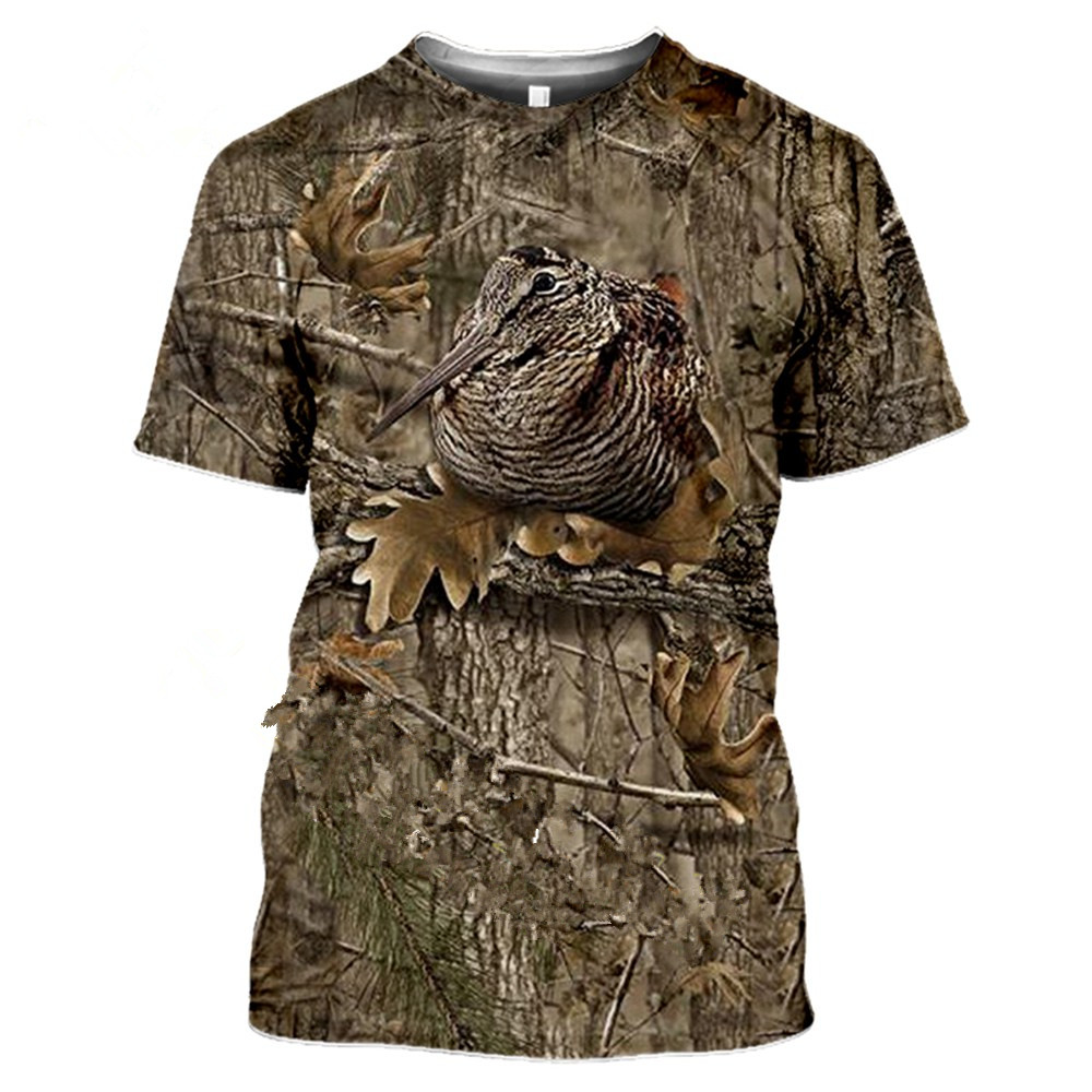 Hunting Outdoor Shirts - Yaz rahat erkek tişört moda açık