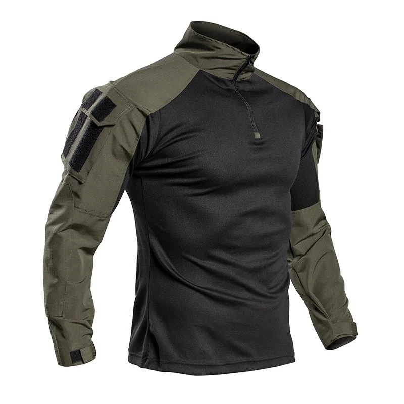 Hunting Outdoor Shirts - Kurbağa desenli kamuflaj yazlık uzun kollu