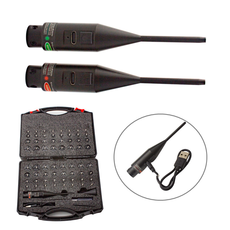 Laser Boresighter Kit - ﻿ 64 Adaptörlü Taktik Kırmızı Yeşil