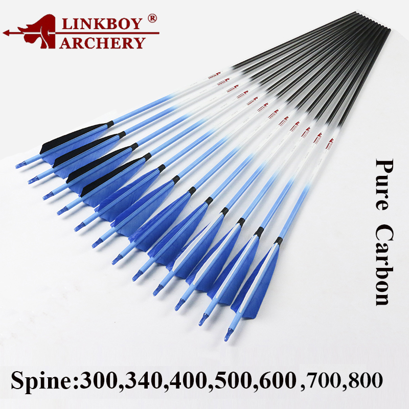Hunting Bow Compound - Linkboy Okçuluk Karbon Okları SP800 ID6.2mm