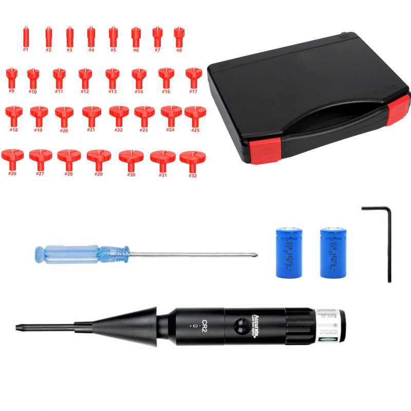 Laser Boresighter Kit - Yeşil Kırmızı Nokta Lazer Nişangah Seti
