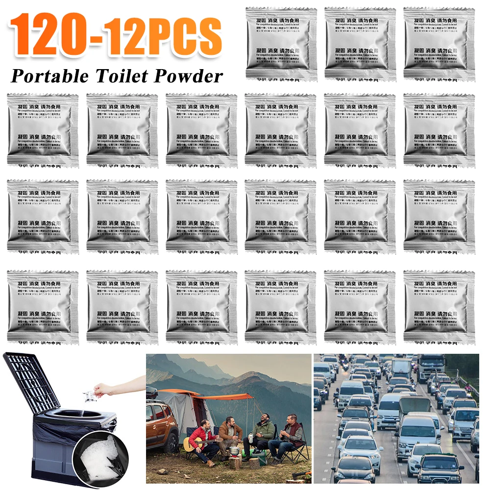 Outdoor Hunting Toilet - 120-12 adet kamp tuvalet kimyasalları sıvı