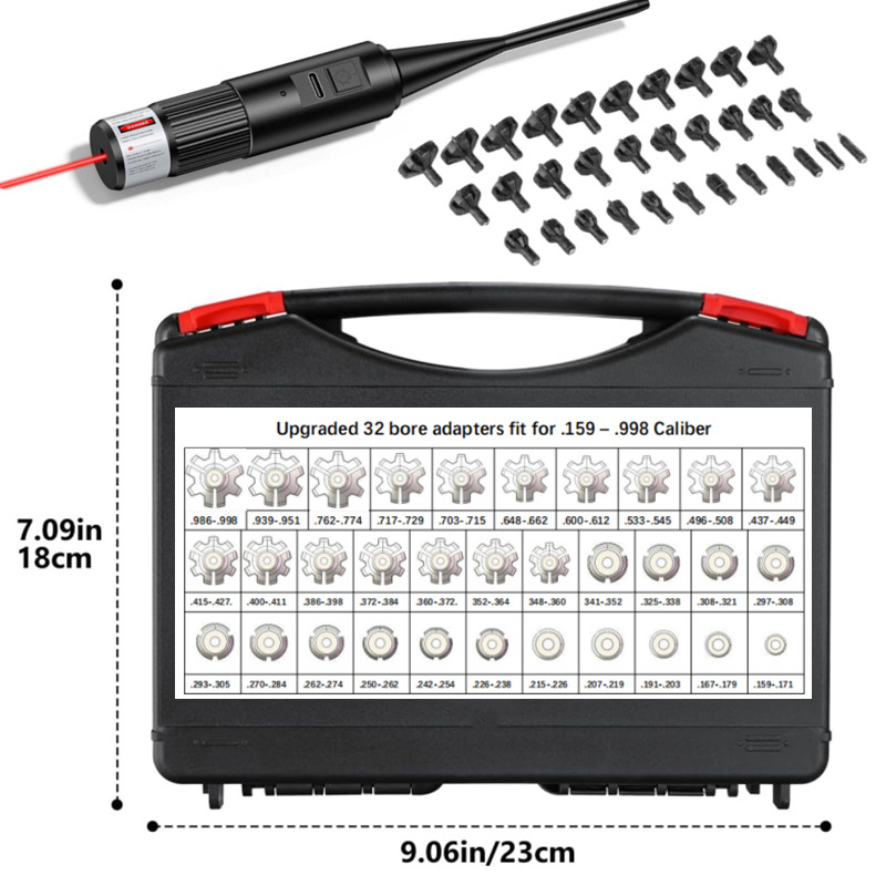 Laser Boresighter Kit - Şarj Edilebilir Lazer Boresighter Kiti 32