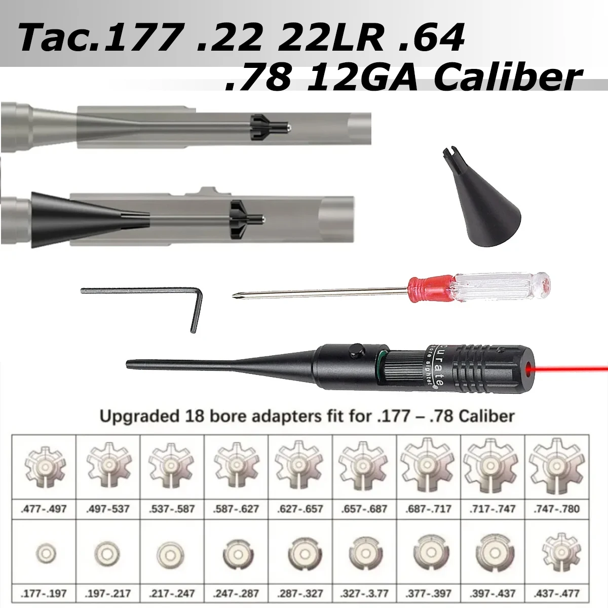 Taktik Yeşil Kırmızı Lazer Del - Laser Boresighter Kit incelemesi ve fiyatı