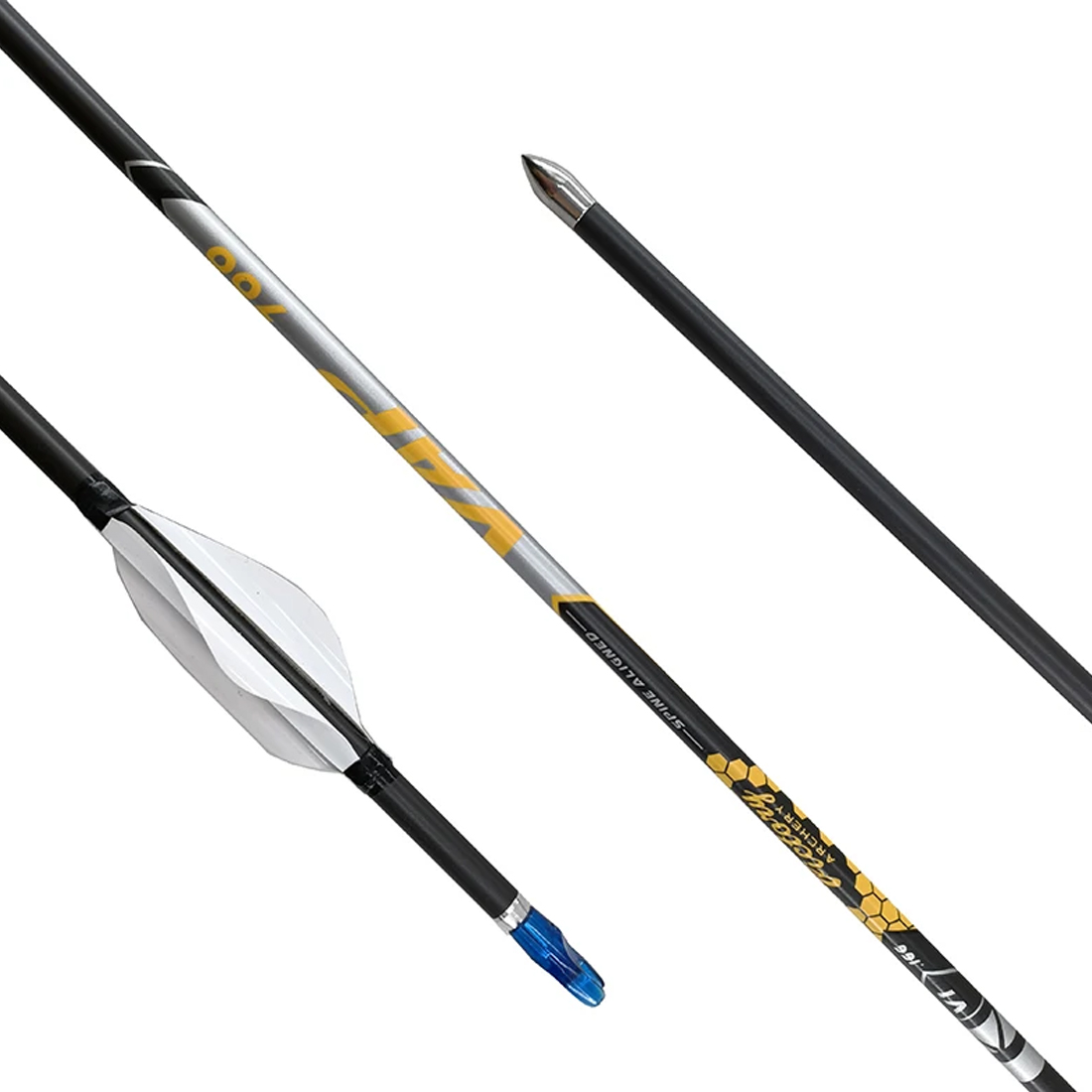 12 adet karbon oklar Sp350-100 - Hunting Bow Compound incelemesi ve fiyatı