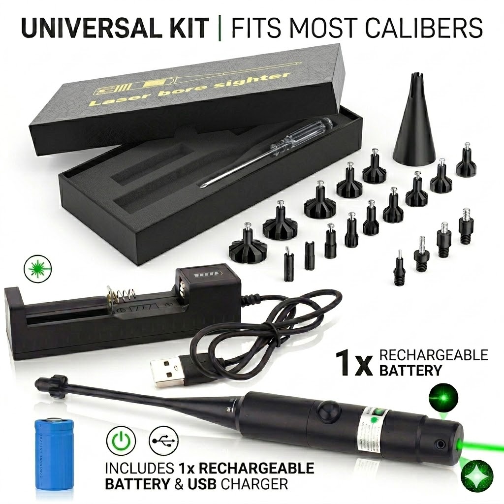 Lazer Burç Hizalama Seti. 177, - Laser Boresighter Kit incelemesi ve fiyatı