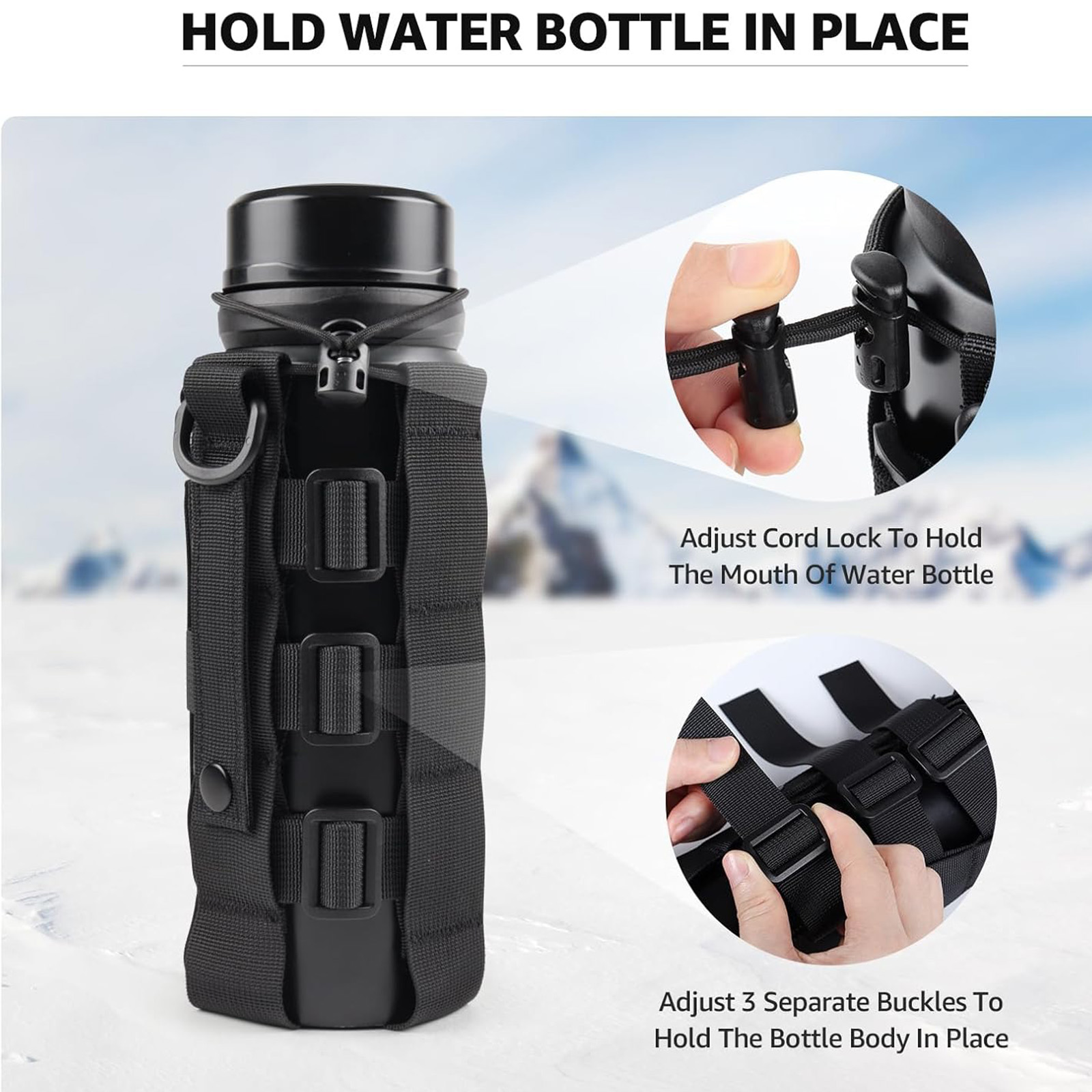 Sırt çantası için Molle su şiş - Outdoor Hunting Backpack incelemesi ve fiyatı