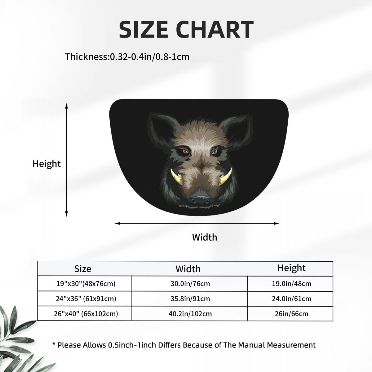 Komik Vahşi Domuz Avcılığı Des - Hunting Outdoor Mat incelemesi ve fiyatı