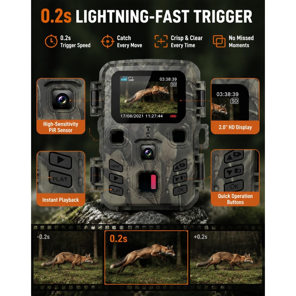Mini Trail oyunu kamera gece g - Outdoor Hunting Video Camera incelemesi ve fiyatı