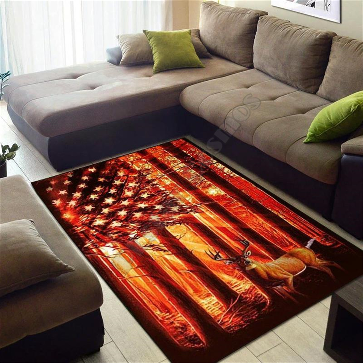 Geyik Avı Alanı Halısı 3d bask - Hunting Outdoor Mat incelemesi ve fiyatı