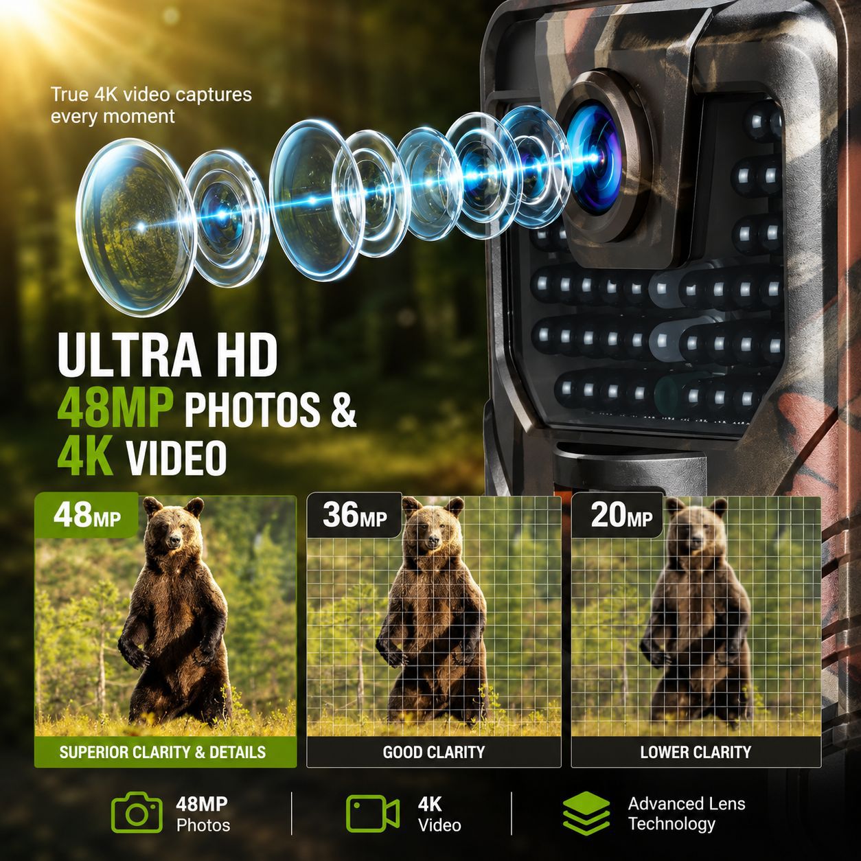 4K Dış Mekan Wifi Av Kamerası  - Outdoor Hunting Camera Wifi incelemesi ve fiyatı