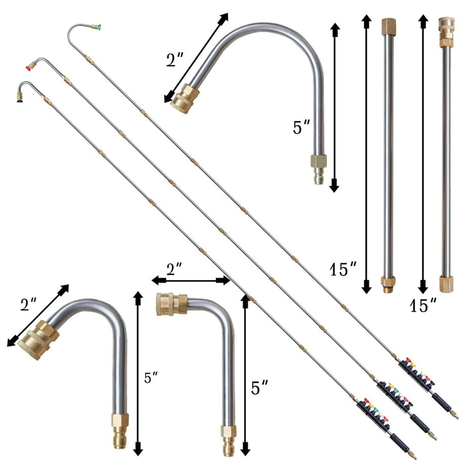 10/8 adet basınçlı yıkama maki - Gun Cleaning Rod incelemesi ve fiyatı